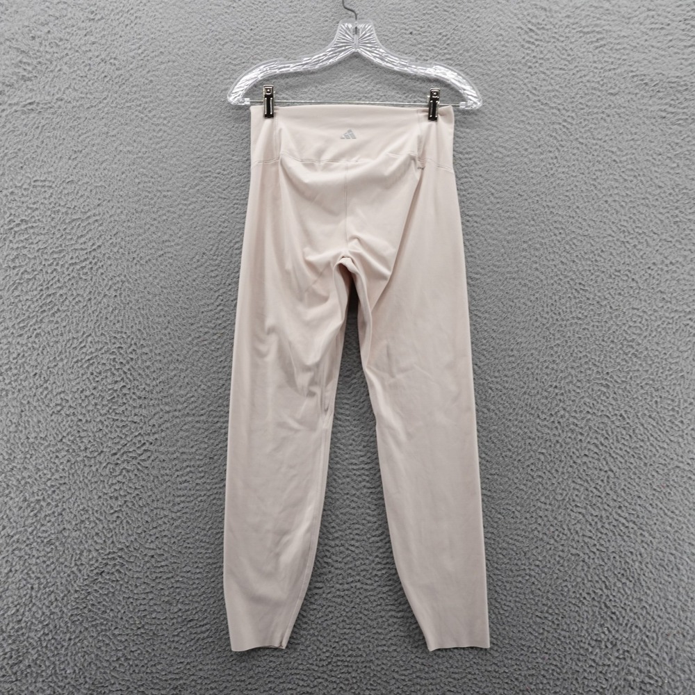 Adidas Womens All Me Luxe 7/8 Leggings Large Training Legend Beige NWT